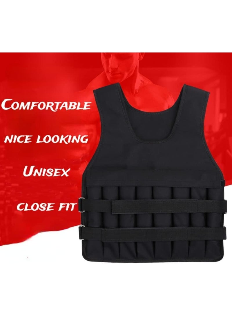 SportQ Fitness Training Equipment Adjustable Weight Vest for Strength Training Running Breathable Material Comfortable Body Perfect for Gym and Home Workout - Image 4